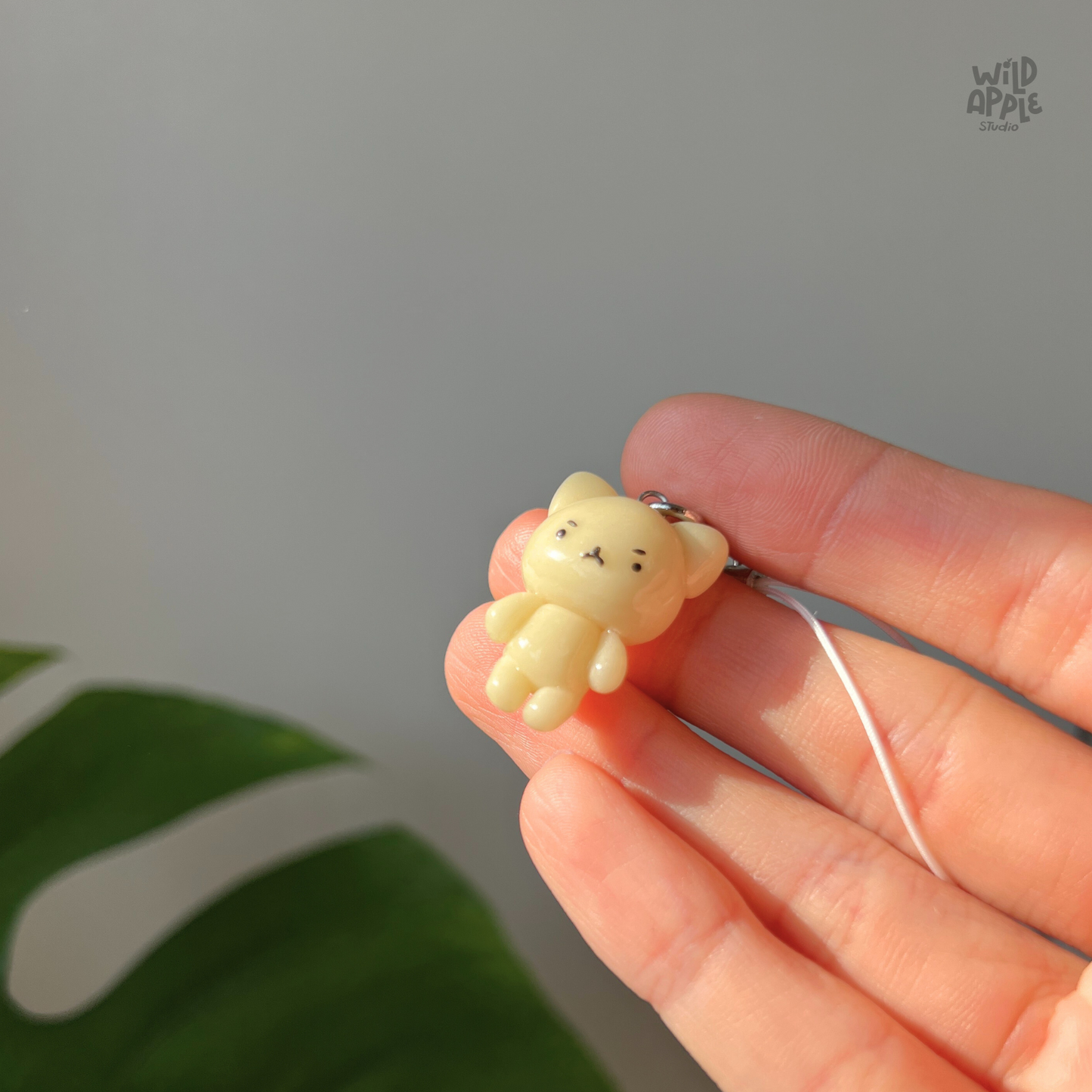 Glow in the dark Cat Charm