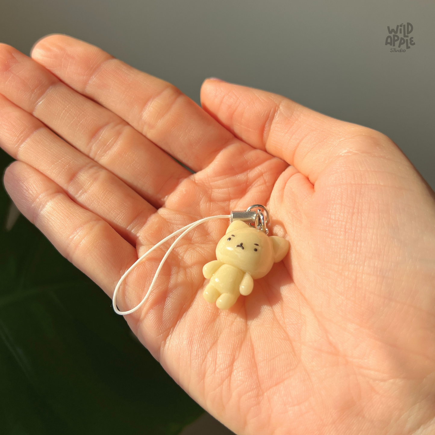 Glow in the dark Cat Charm