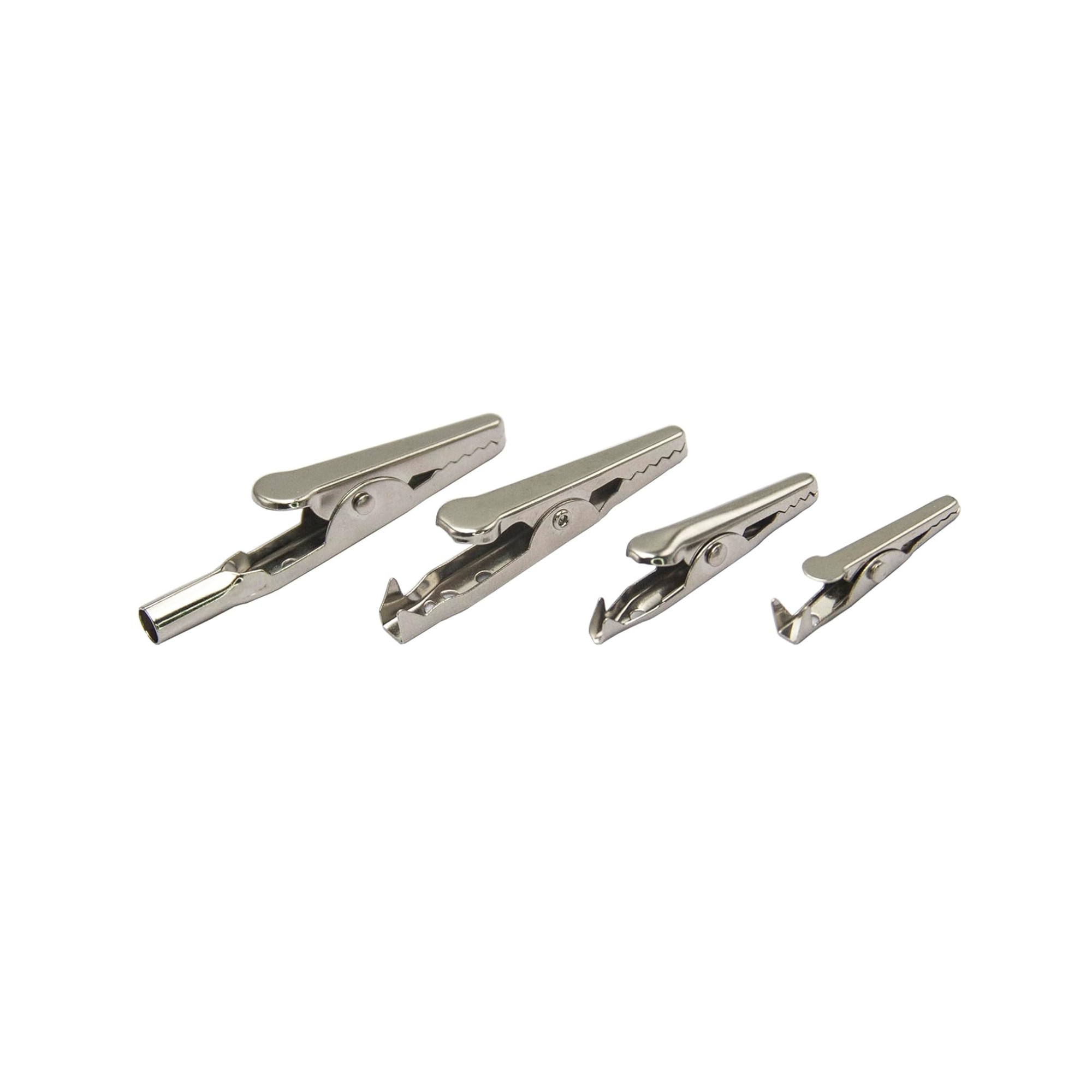 Steel Alligator Clip Set – Assorted Sizes 100 pcs