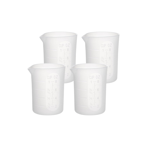 Silicone 4pcs Measuring Cups Set 250ml