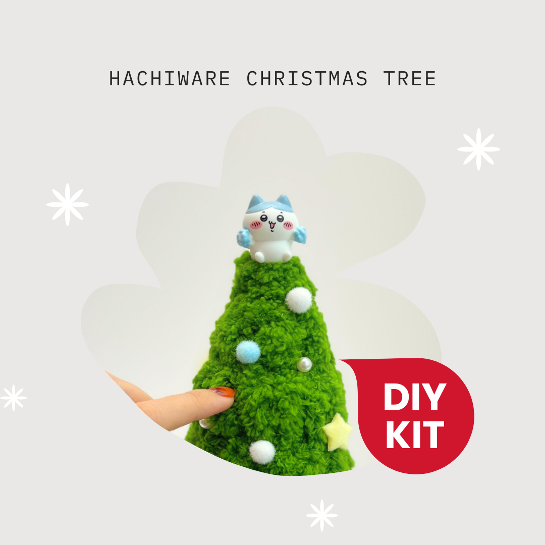 DIY Kit - Hachiware Mini Christmas Tree (Lite) 小八主題迷你聖誕樹材料包