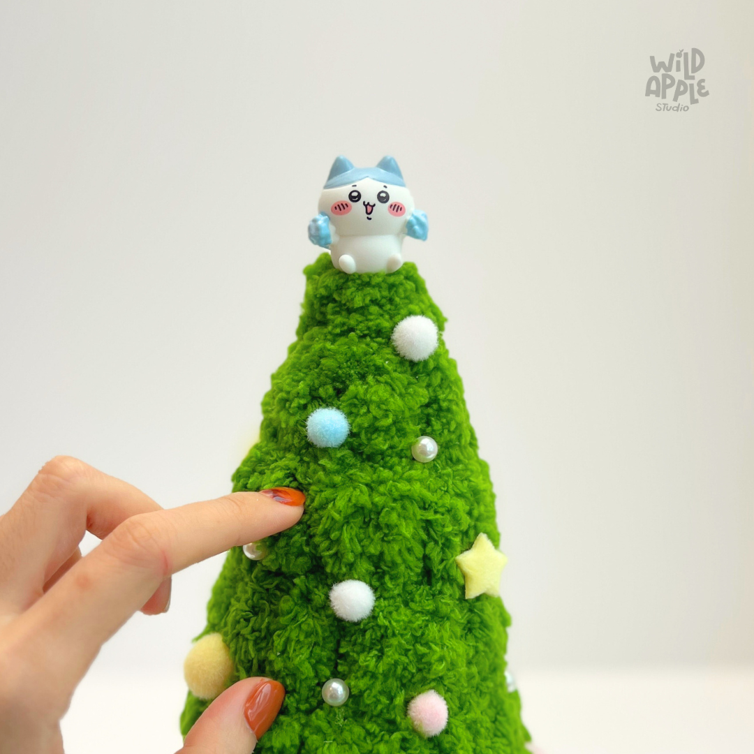 DIY Kit - Hachiware Mini Christmas Tree (Lite) 小八主題迷你聖誕樹材料包
