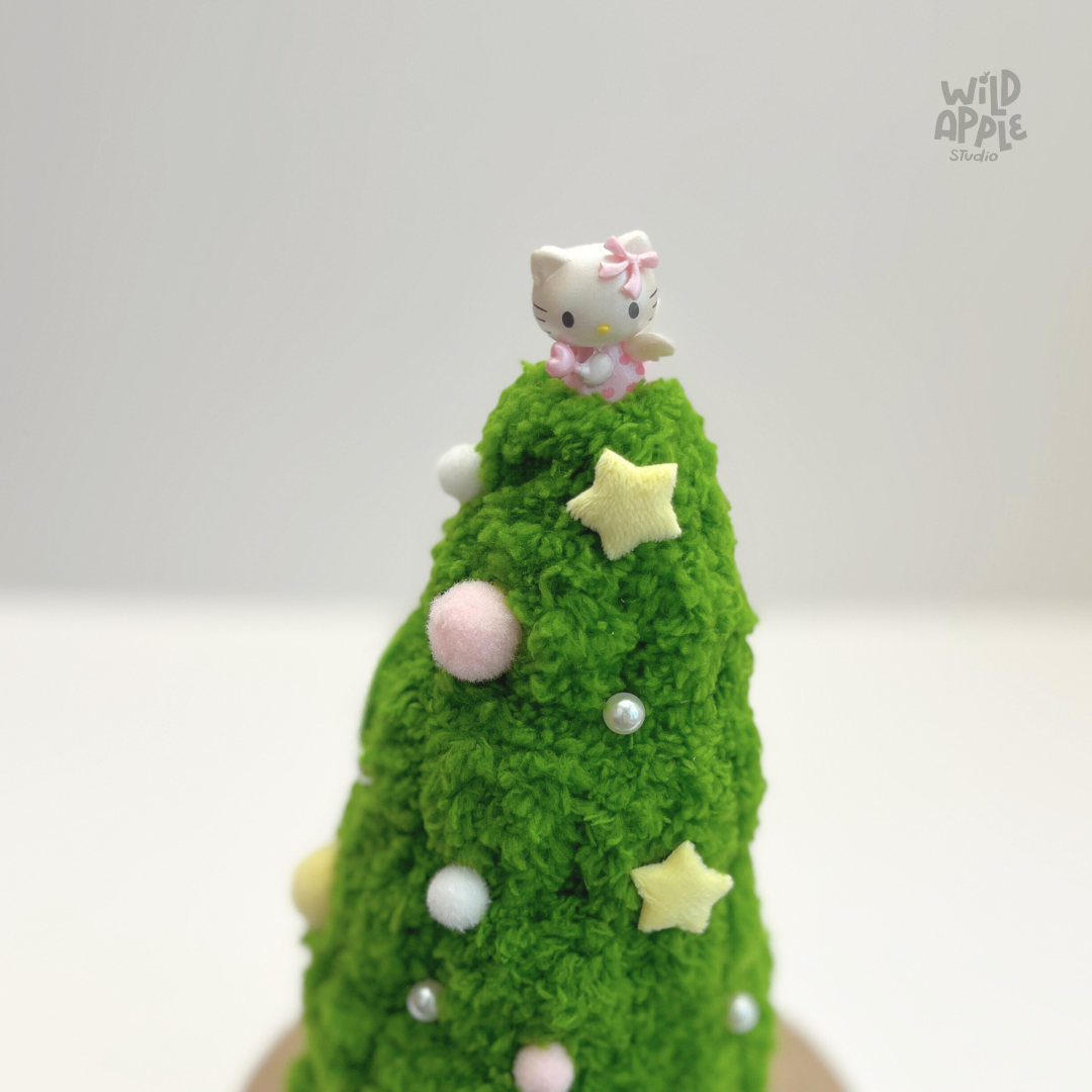 DIY Kit - Hello Kitty Mini Christmas Tree (Lite) Hello Kitty 主題迷你聖誕樹材料包