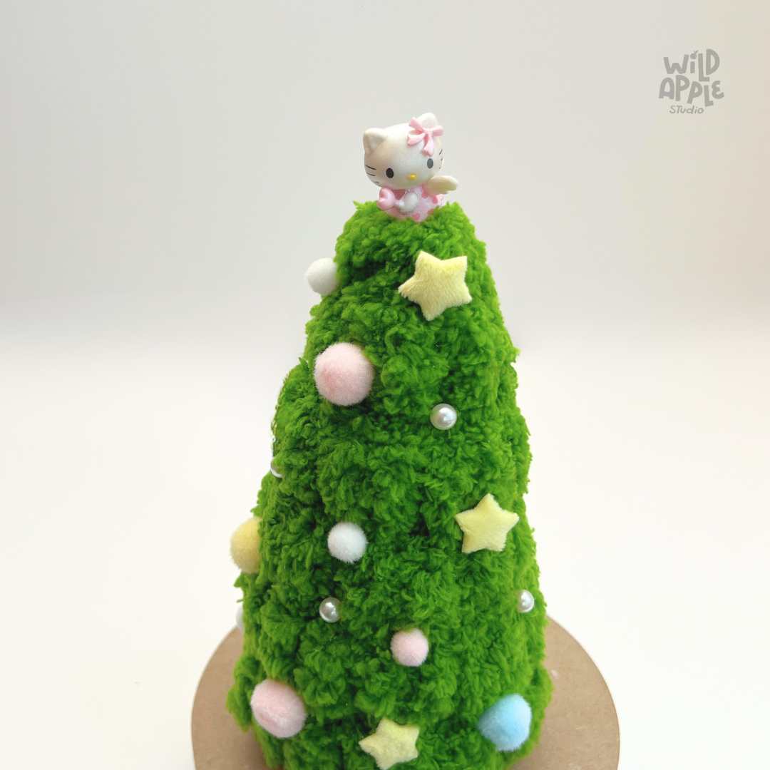 DIY Kit - Hello Kitty Mini Christmas Tree (Lite) Hello Kitty 主題迷你聖誕樹材料包