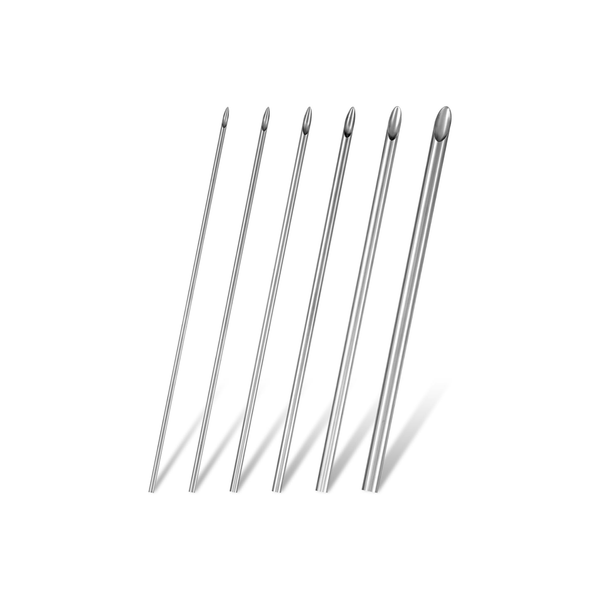 6-Piece Stainless Steel Clay Hole Cutter Set