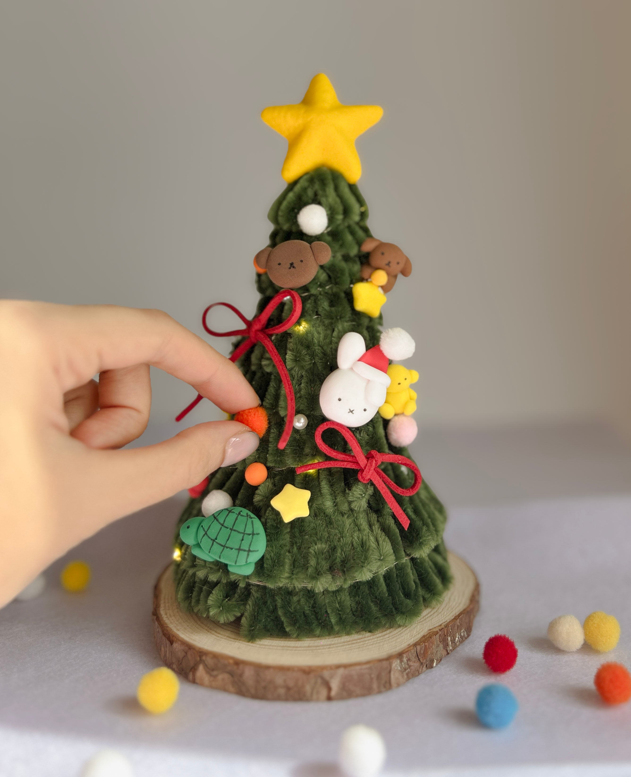 毛毛迷你聖誕樹工作坊 A Cute Christmas Tree Workshop