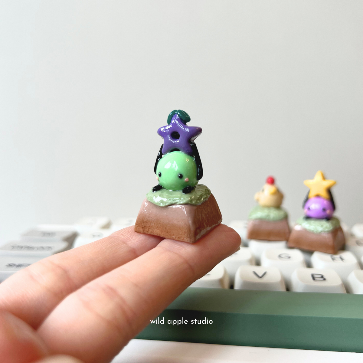Stardew Valley Junimo Green Keycap