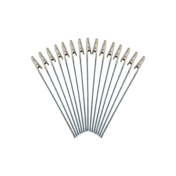 50 pcs Long Metal Alligator Clip Set