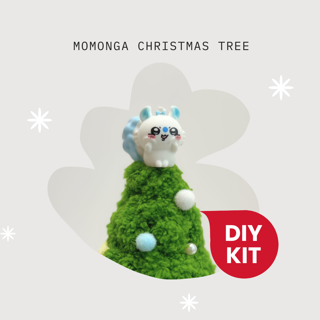 DIY Kit - Momonga Mini Christmas Tree (Lite)  飛鼠主題迷你聖誕樹材料包套裝
