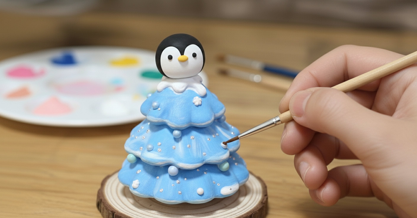 Paint a Mini Christmas Tree Workshop 迷你聖誕樹繪畫工作坊