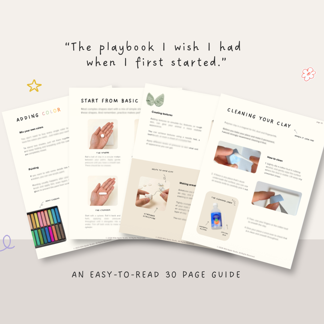 The Polymer Clay Playbook (For beginners)