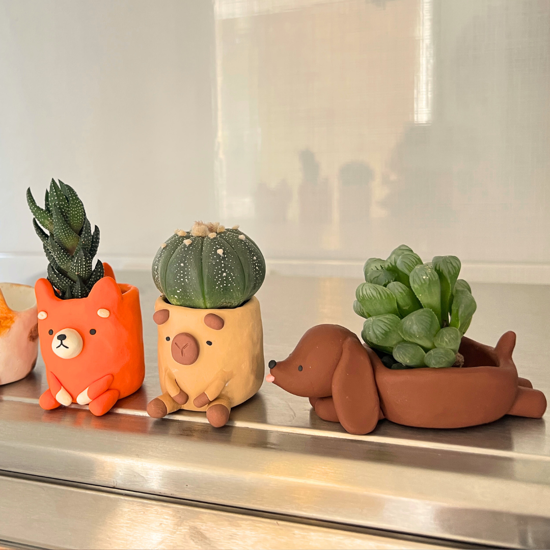 軟陶迷你植物盆工作坊 Polymer Clay Mini Plant Pot Workshop