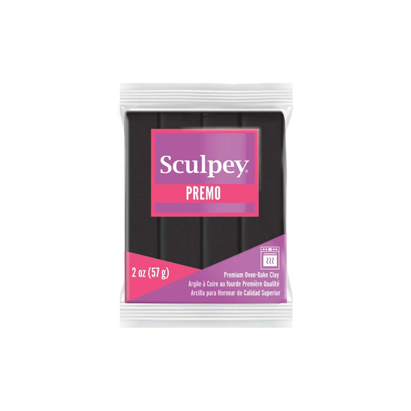 Sculpey Premo Polymer Clay - Black