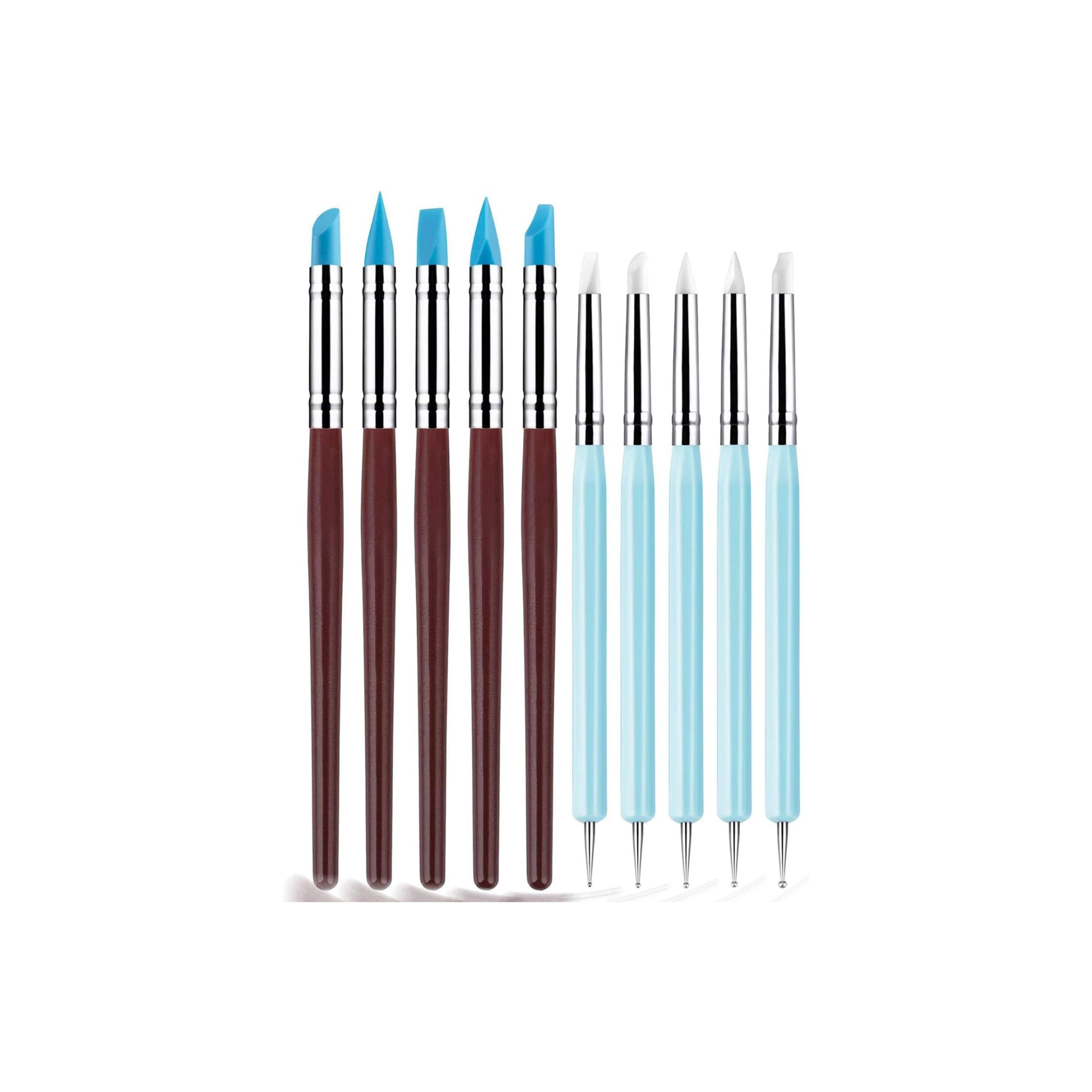 10 Pcs Silicone Clay Sculpting Tool Set