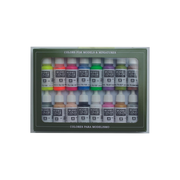Vallejo Acrylic Paint Set 16 Colors