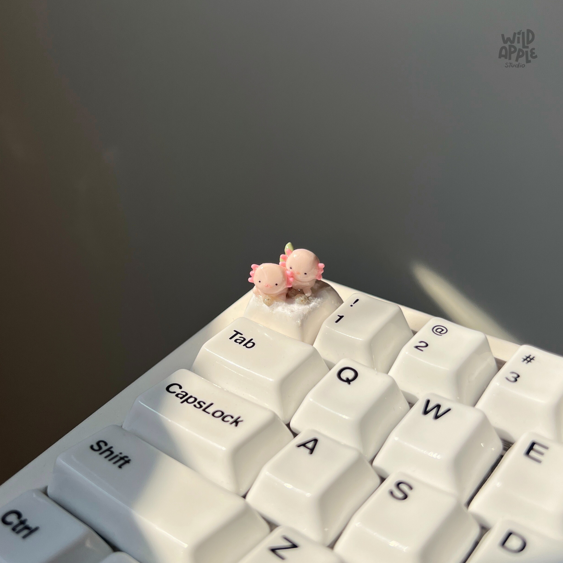 Axolotl Artisan Keycap