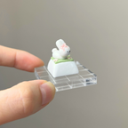 Lucky Bunny Artisan Keycap