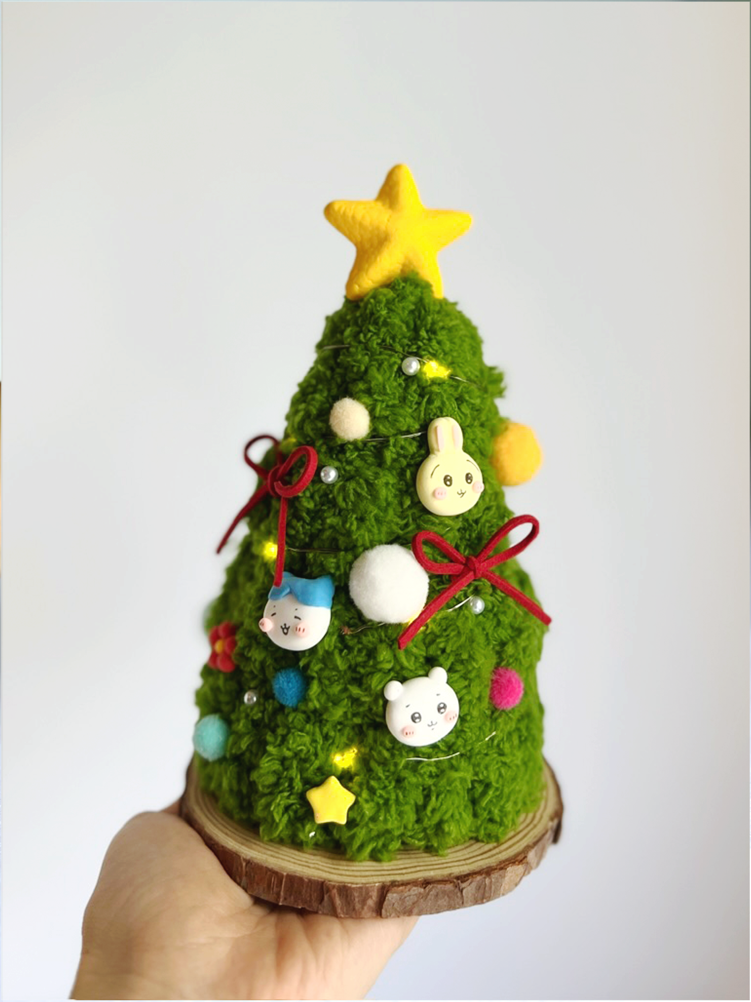 (PRE-ORDER) Craft Kit: Mini Christmas Tree 毛毛迷你聖誕樹材料包