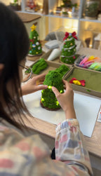 毛毛迷你聖誕樹工作坊 Mini Fluffy Christmas Tree Workshop