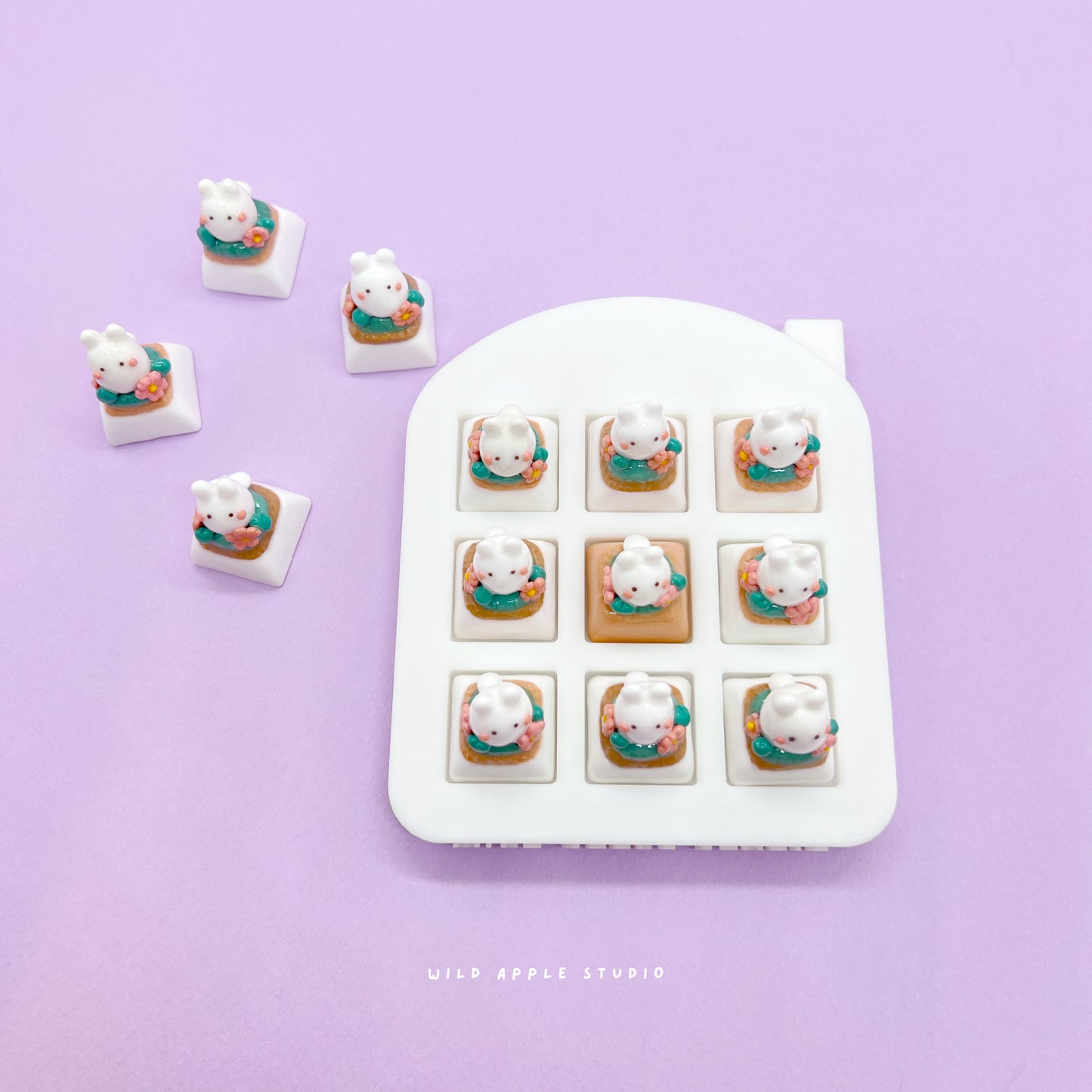 Chibi Totoro & Soot Sprite Keycaps