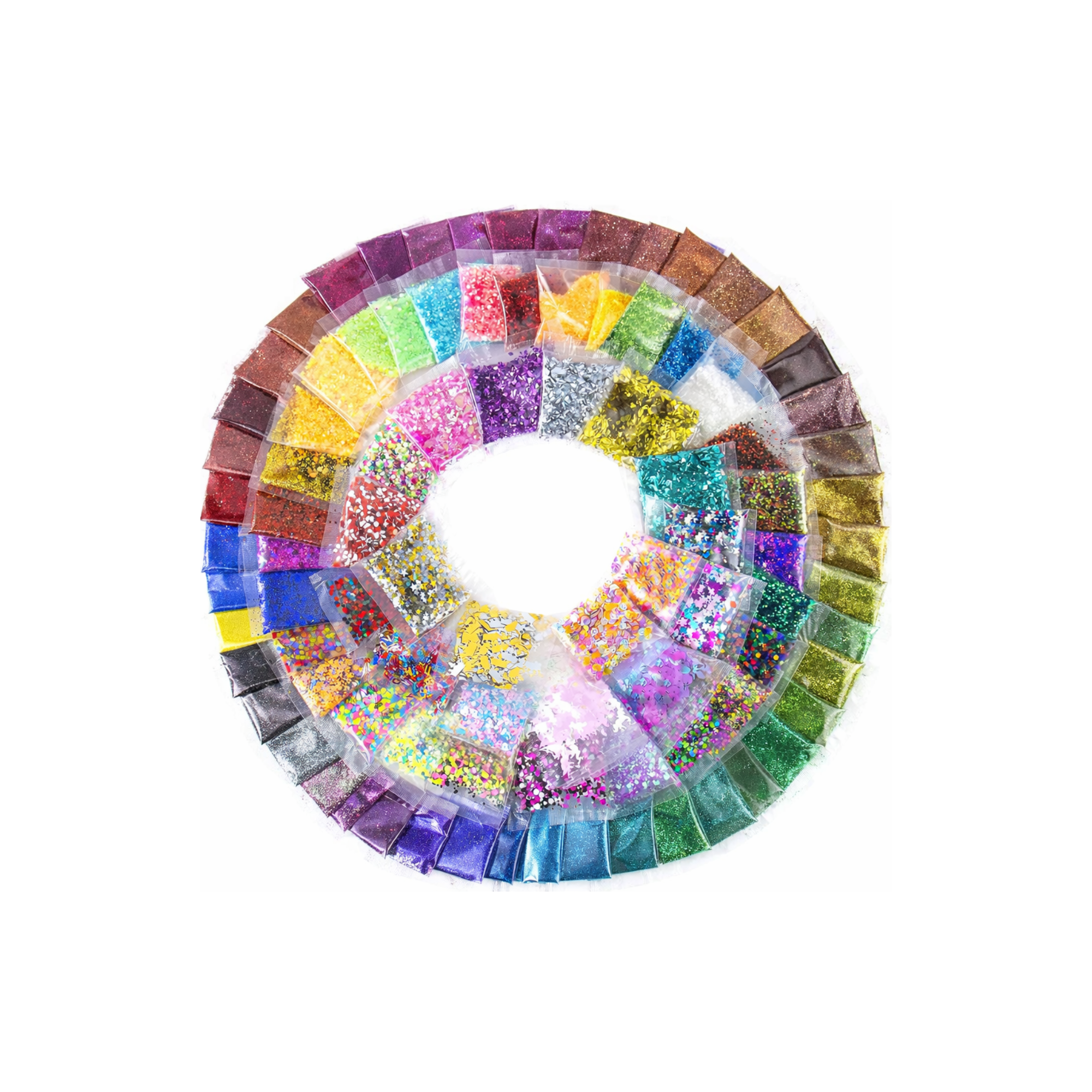 Assorted Craft Glitter Pack 90 Pcs