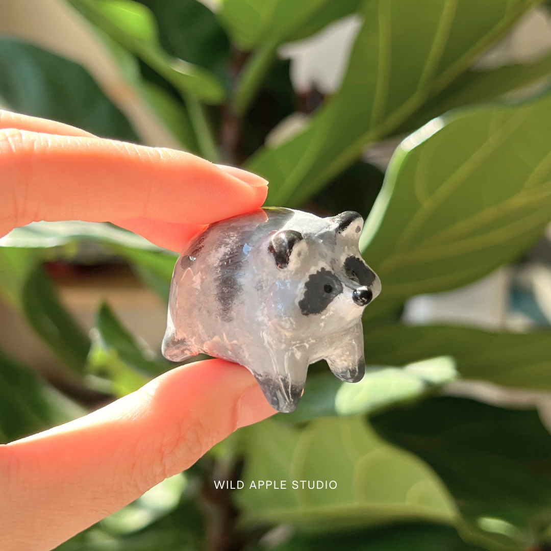 Jimothy the Raccoon Clay Figurine