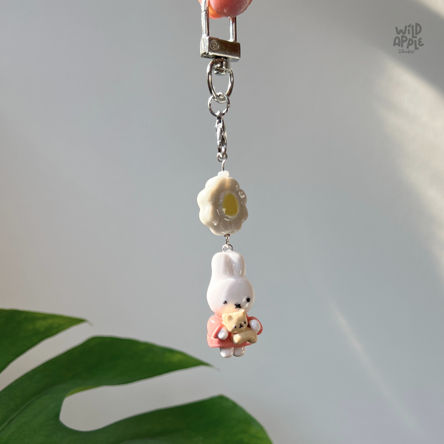 Miffy & Cat Keychain