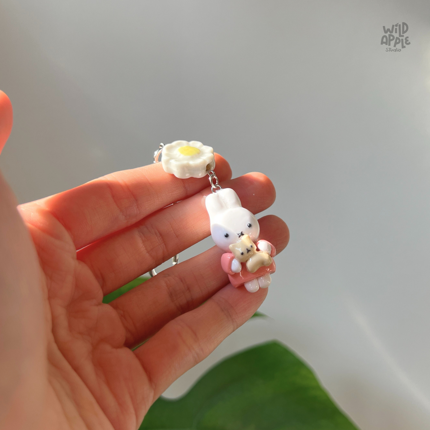 Miffy & Cat Keychain