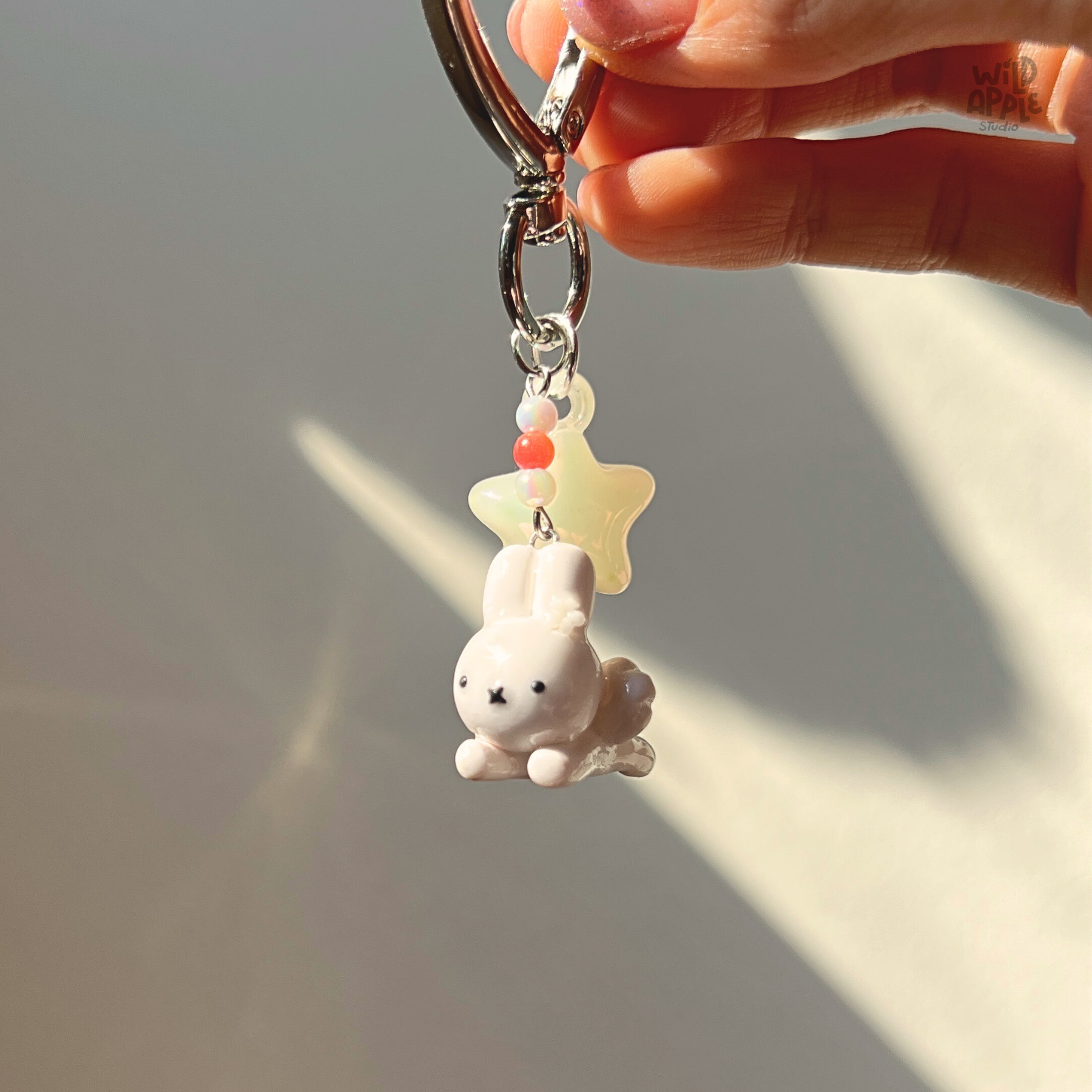 Miffy Angel Keychain