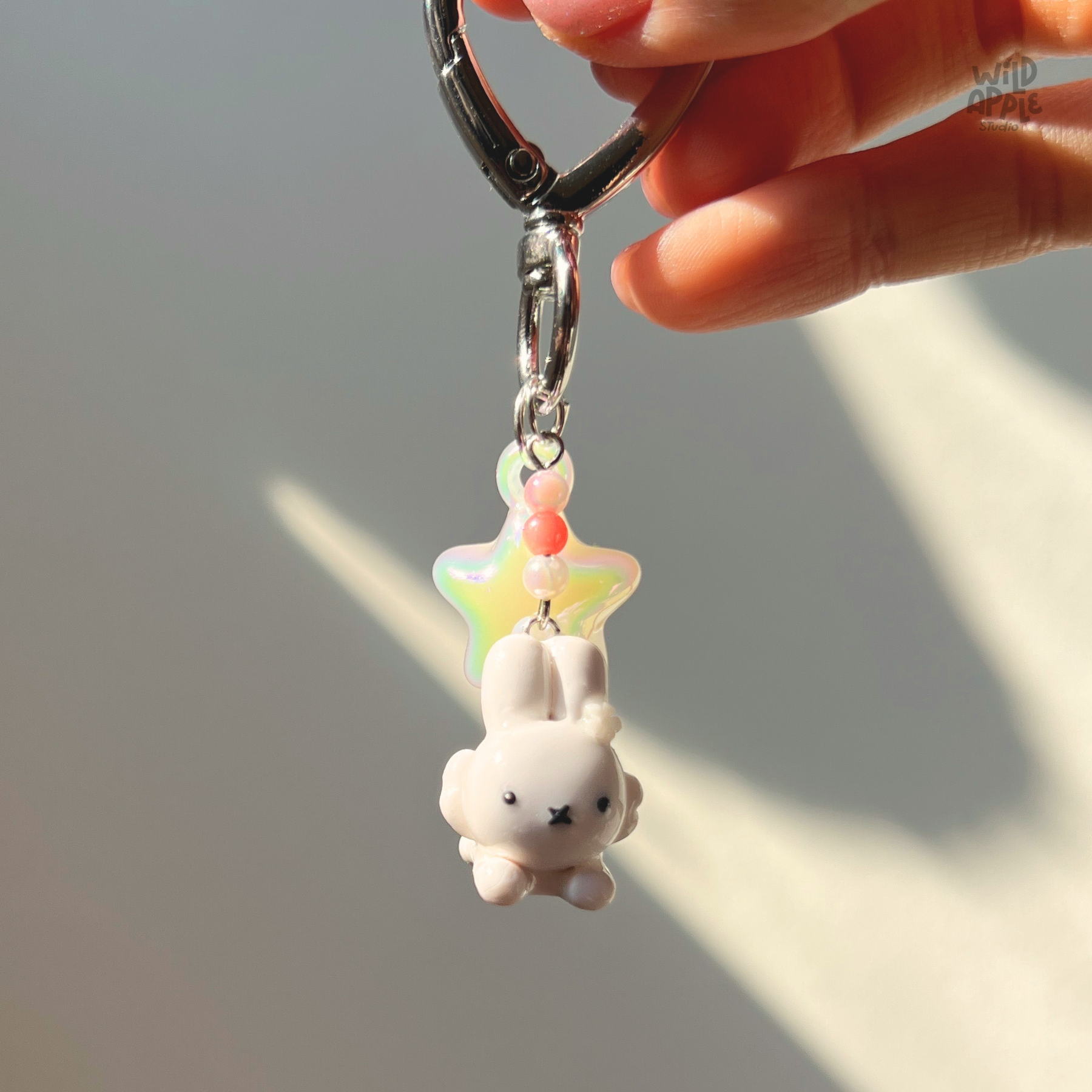 Miffy Angel Keychain
