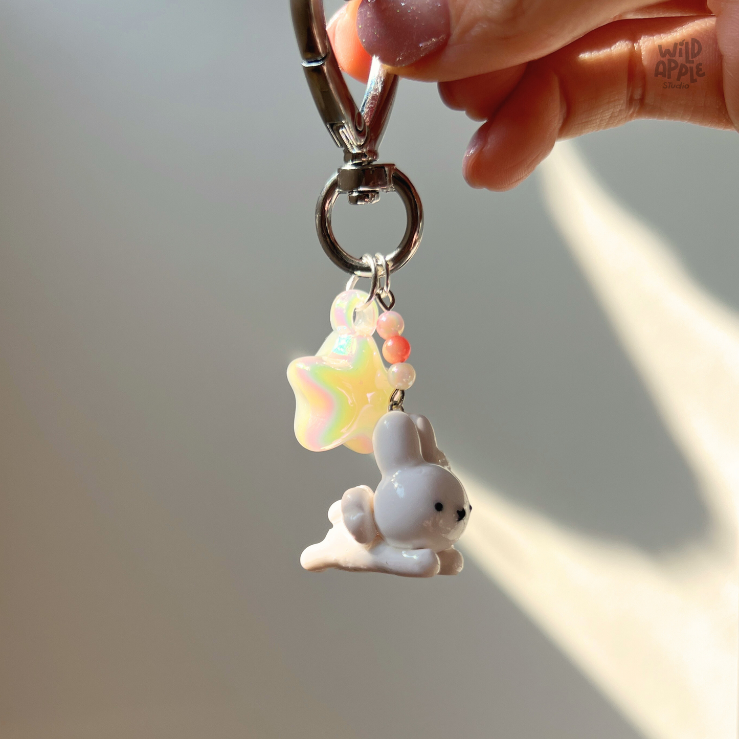 Miffy Angel Keychain