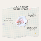 Naruto Sheep Worry Stone [Pre-order Sale] 🍥🐑