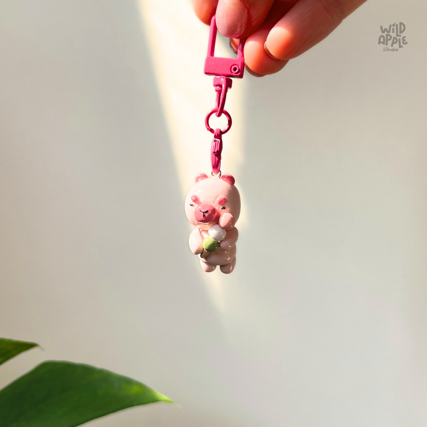 Grumpy Capybara Keychain