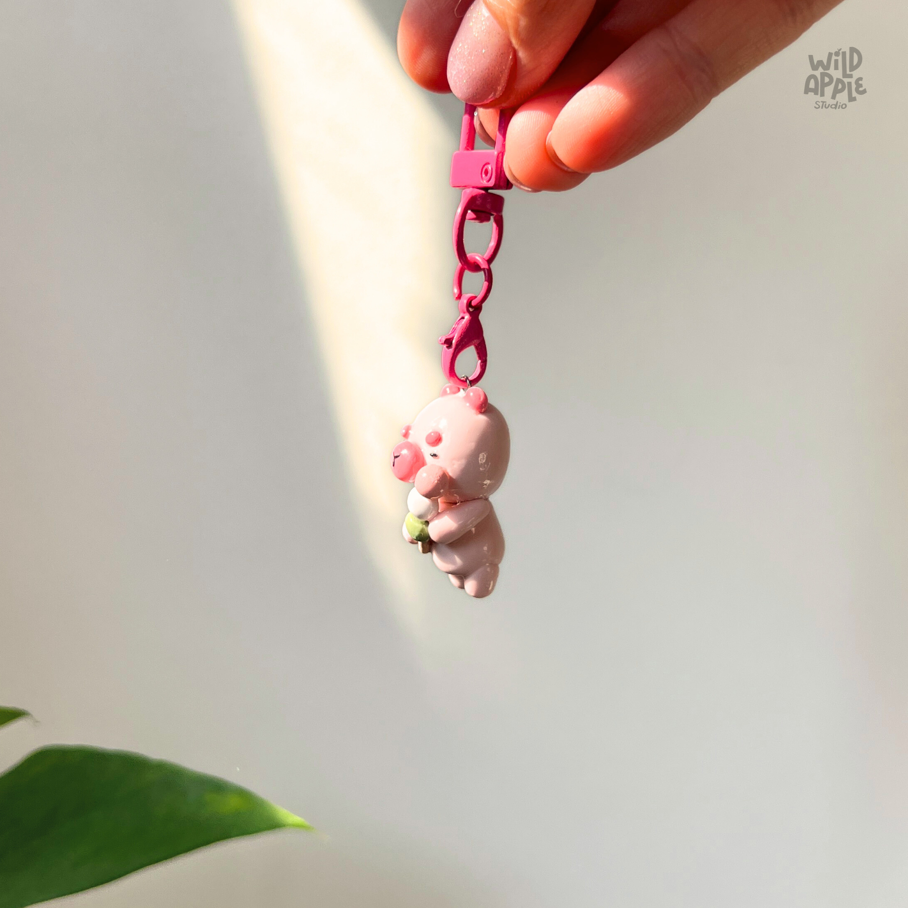 Grumpy Capybara Keychain