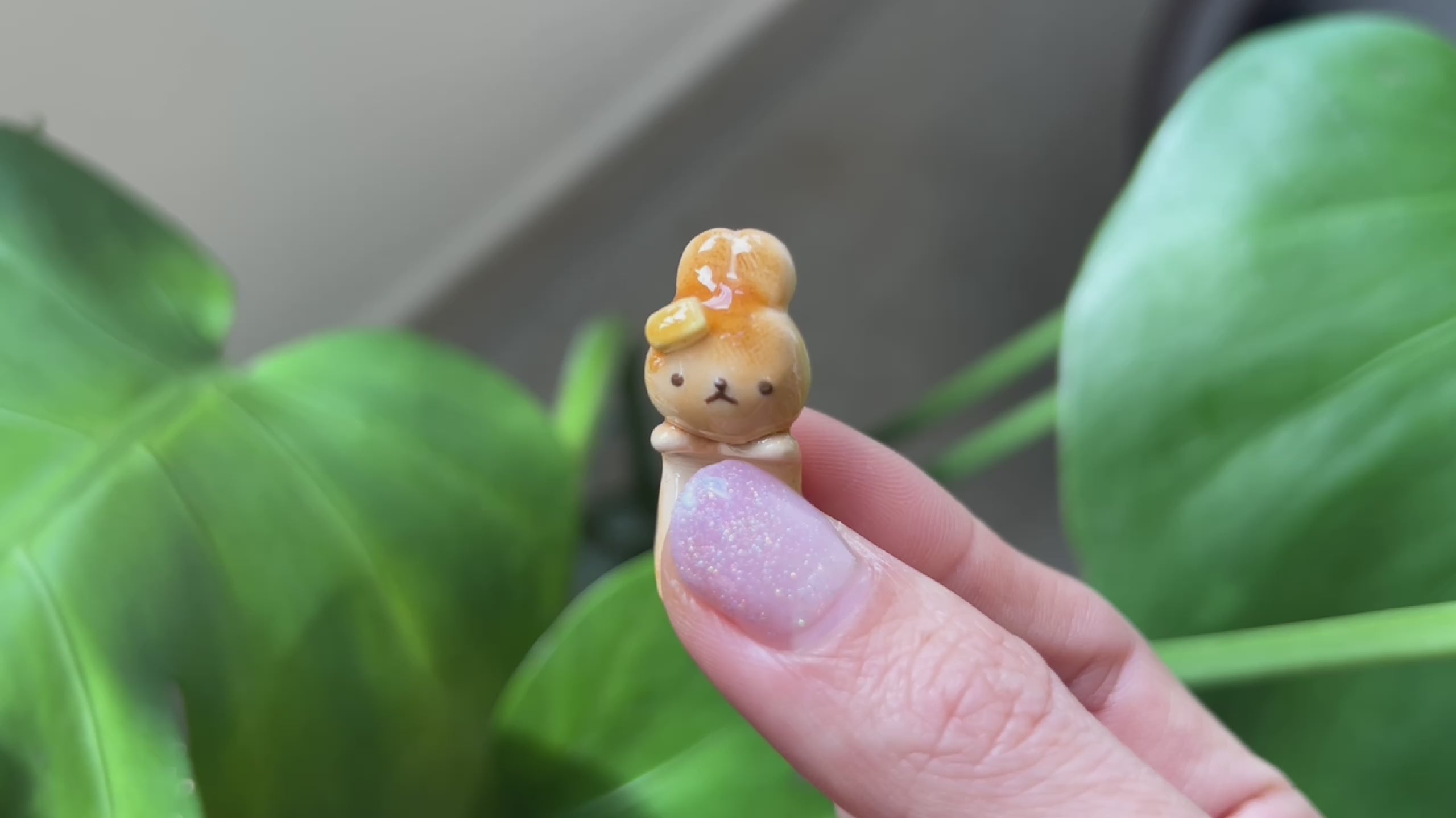 Baby Pancake Bunny Hipper Charm
