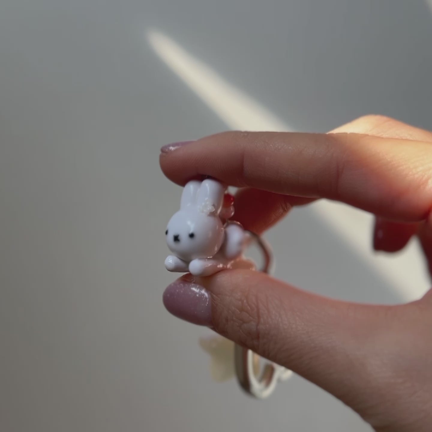 Miffy Angel Keychain