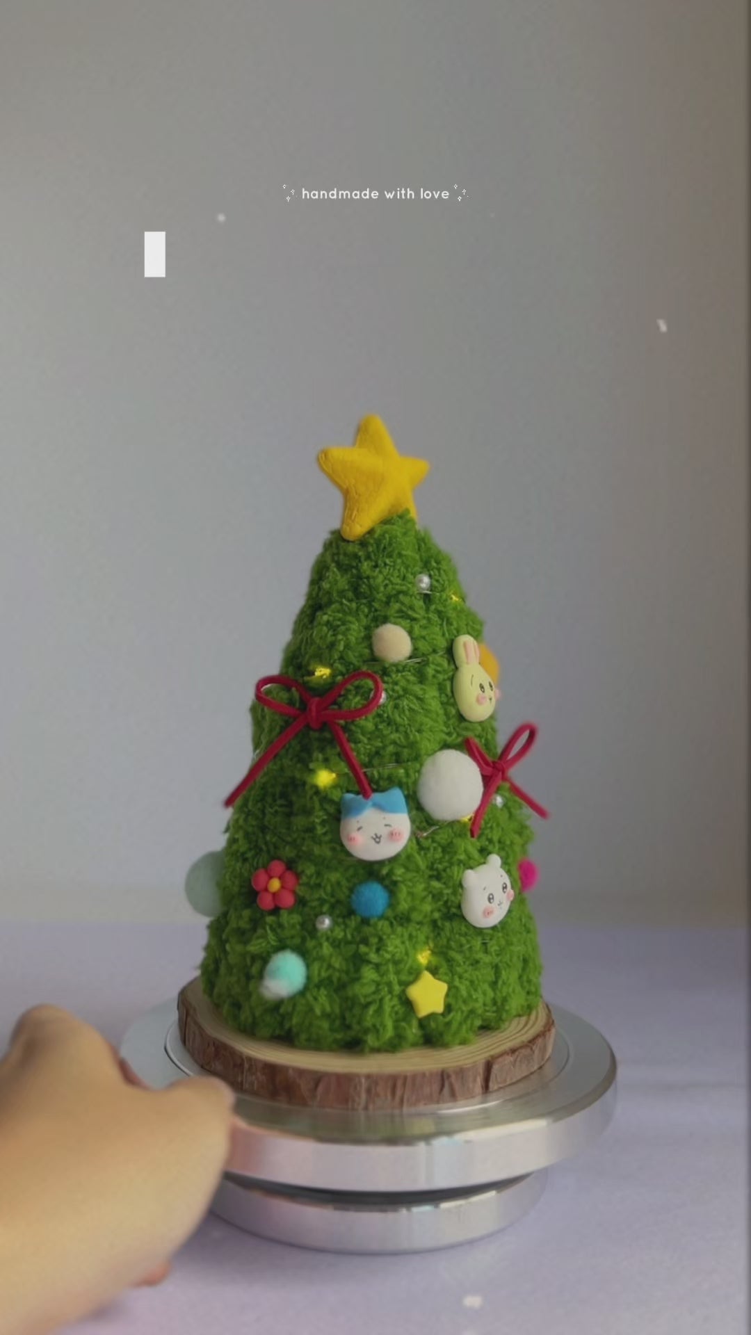 (PRE-ORDER) Craft Kit: Mini Christmas Tree 毛毛迷你聖誕樹材料包