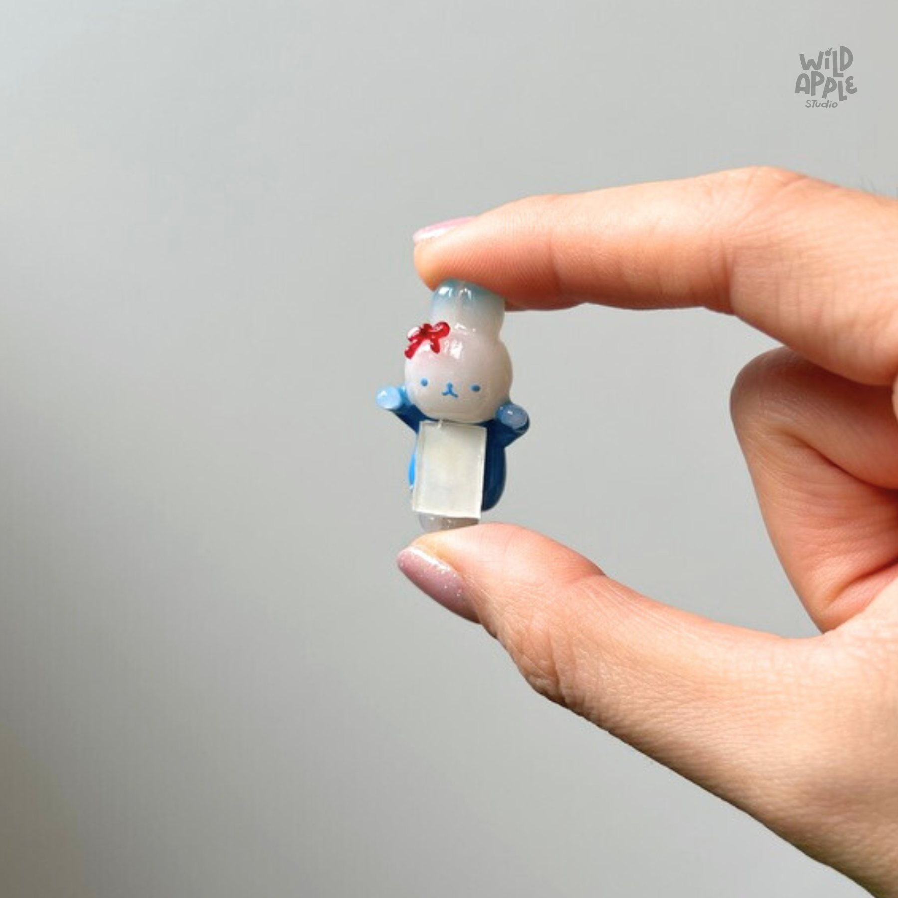 Baby White Rabbit Candy Hipper Charm