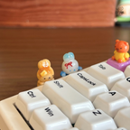 Baby White Rabbit Candy Hipper Charm